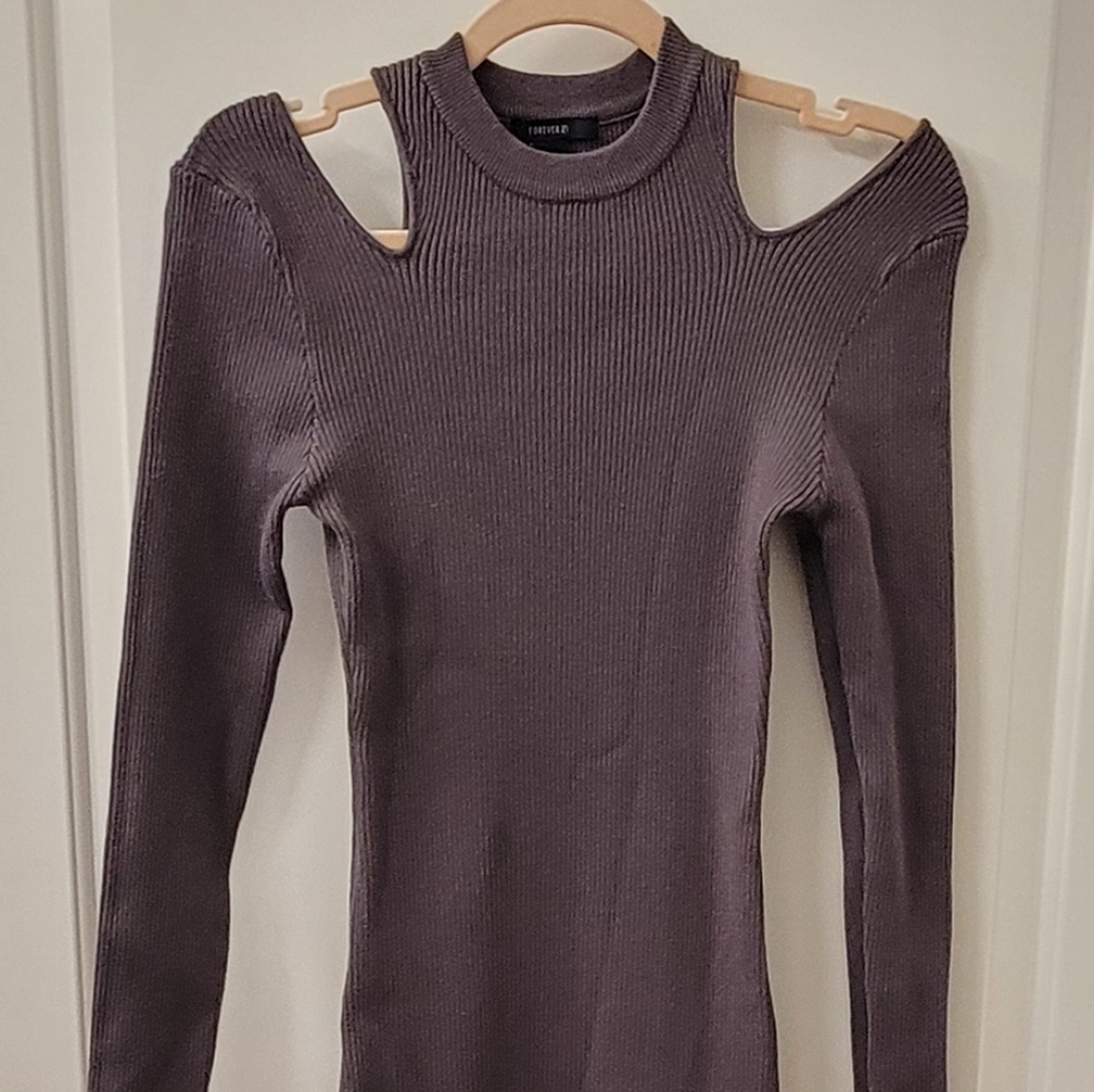 knit sweater midi dress - Picture 5 of 6